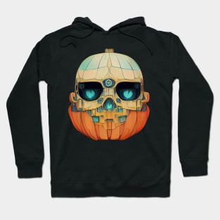 Pumpkin Skull Halloween Hoodie